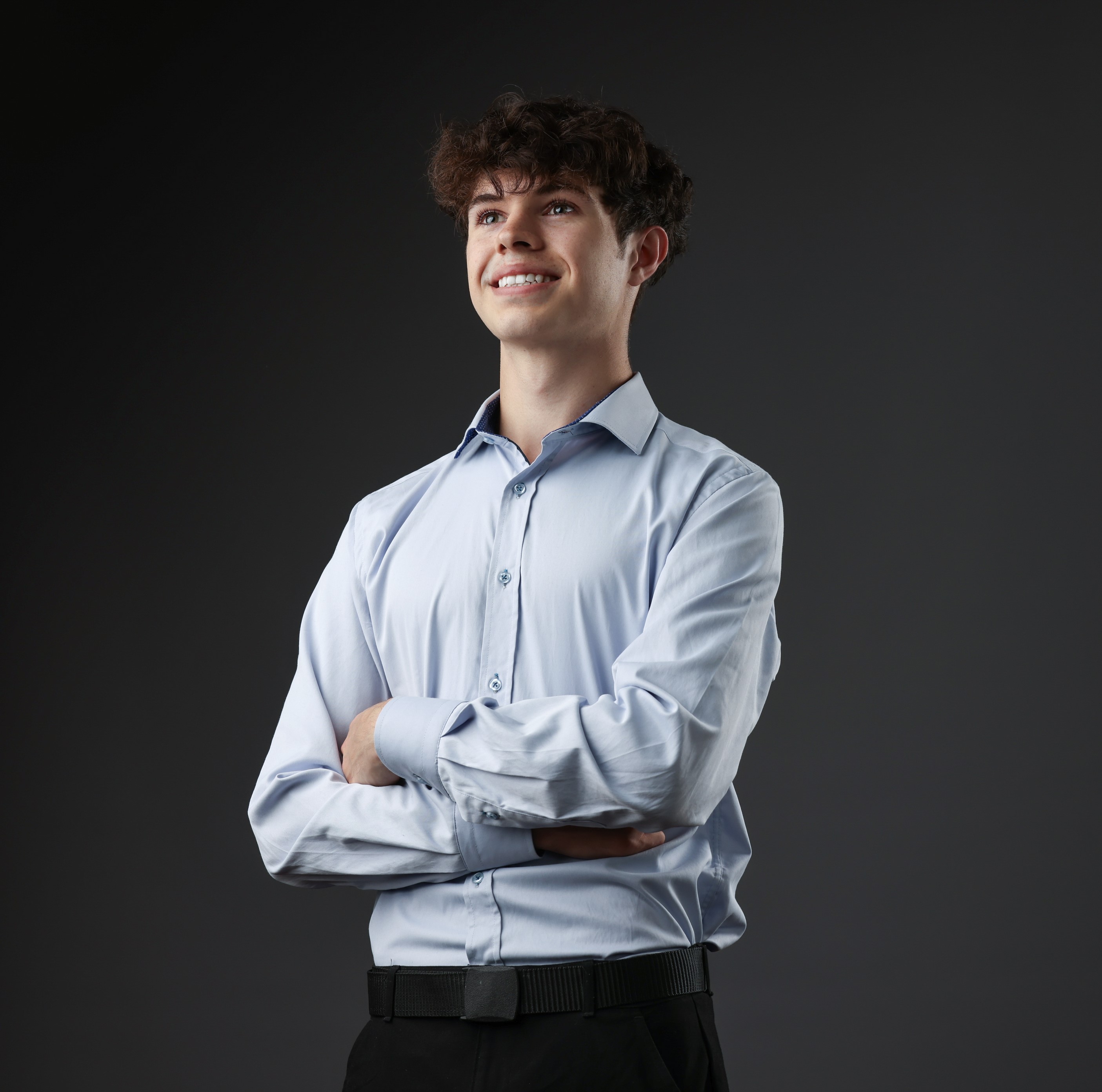 Kyle Seaford looking at the camera, professional portrait